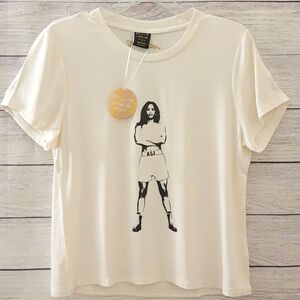 Laila Ali Women’s Empowerment Top Tee Boxer Power Stance